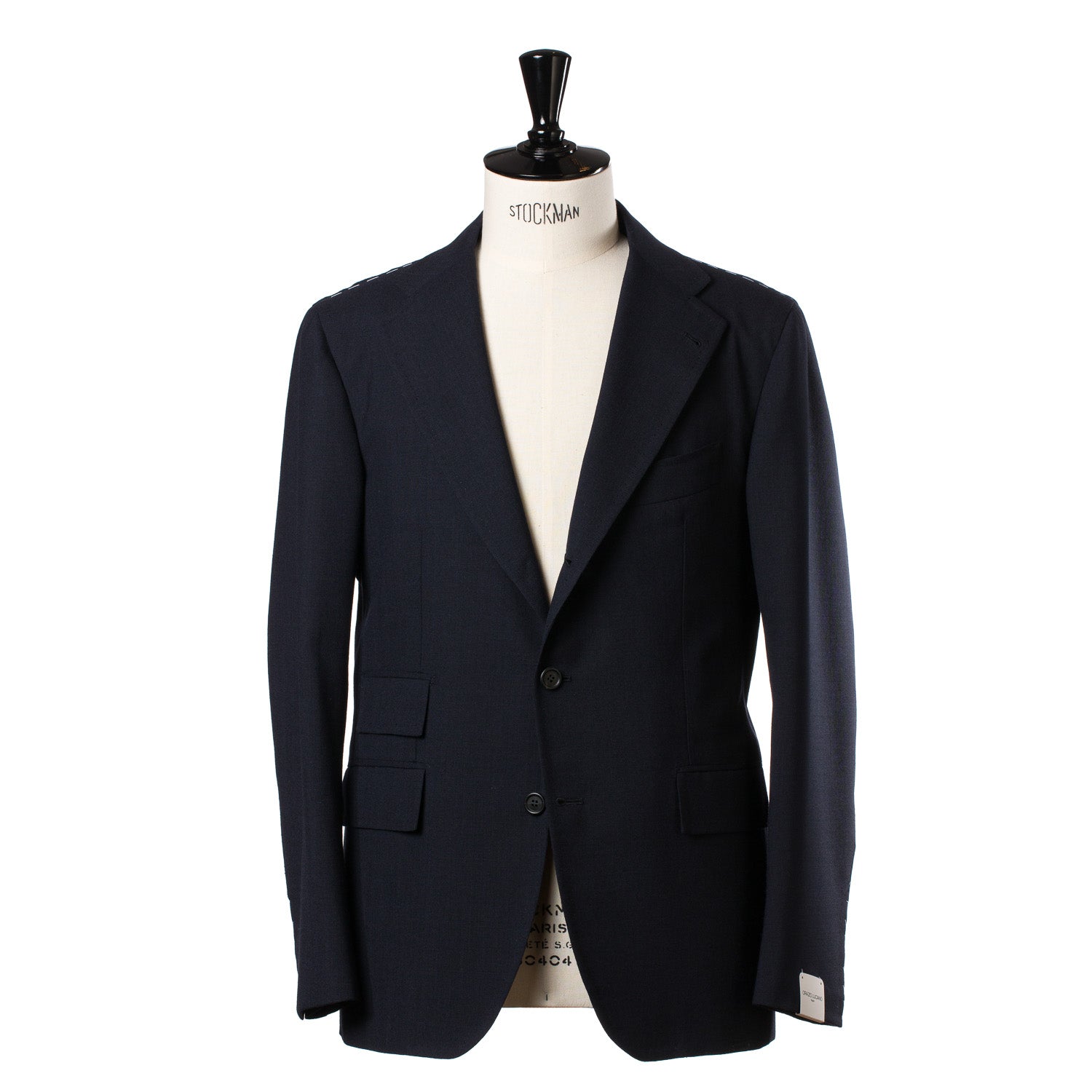 Dark Blue Jacket "Gentleman Club" made of pure Merino Wool - purely handmade